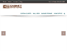 Tablet Screenshot of cabinetsys.com